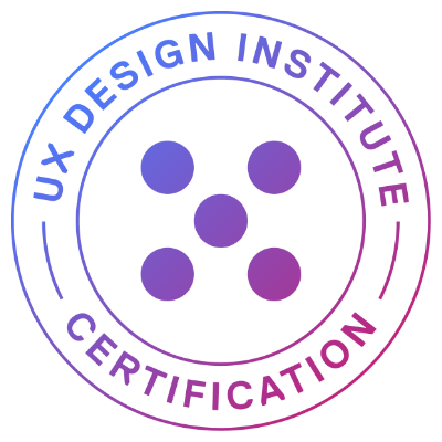 UX Design Institute Certification badge